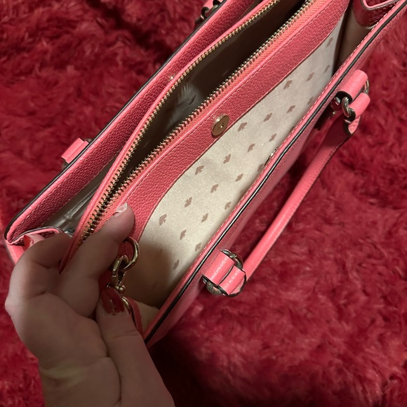 Pink Kate Spade purse- crossbody or just 2 handles - Picture 5 of 10